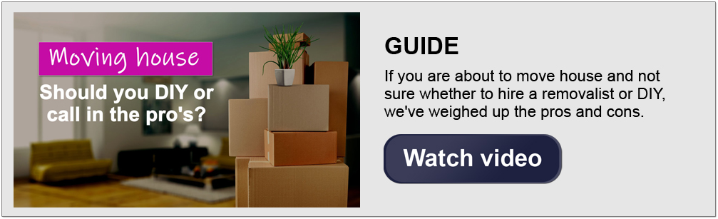 Watch the video guide for moving house DIY or using professionals.
