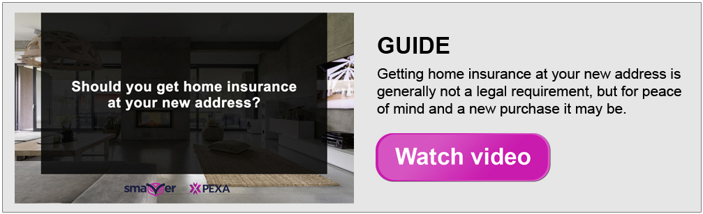 Getting insurance when moving to your new house.